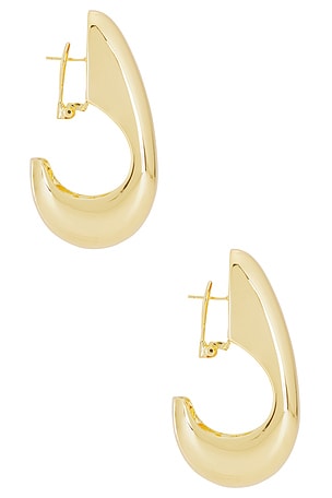 Jennifer Behr Nimah Earrings in Metallic Gold