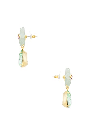 Jennifer Behr Juna Earrings in Sage