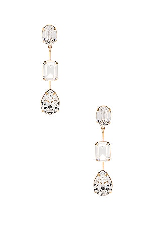 Jennifer Behr Allanah Earrings in Metallic Gold