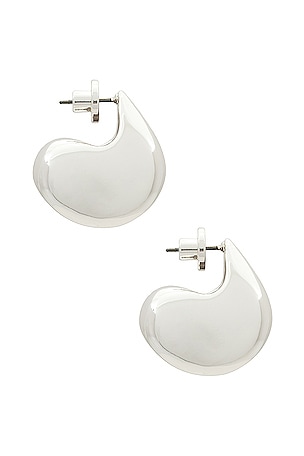 Jenny Bird Nouveaux Puff Earrings in Metallic Silver