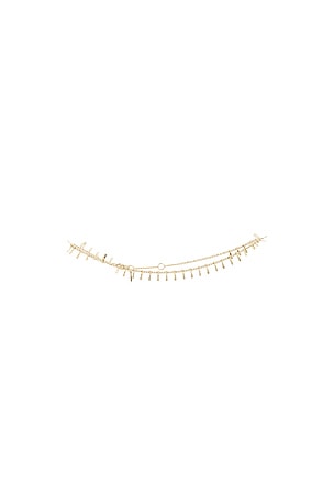 Jenny Bird Lumi Anklet in Metallic Gold