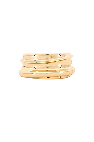 Jenny Bird Lennon Mega Bangle in Metallic Gold