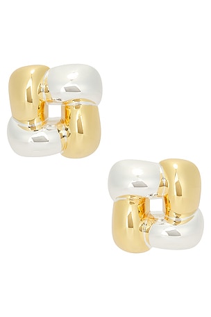 Woven Square Earrings Jenny Bird