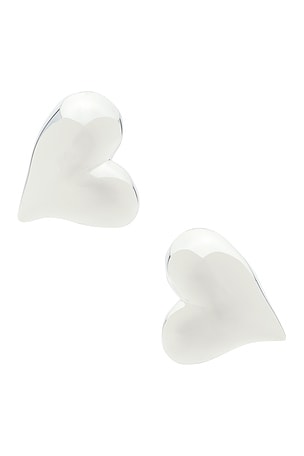 Art Heart Symmetrical Button Earrings Jenny Bird