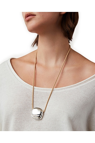 Jenny Bird Rue Rope Necklace in Metallic Silver