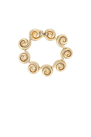 Jenny bird brazalete nico en color oro metálico