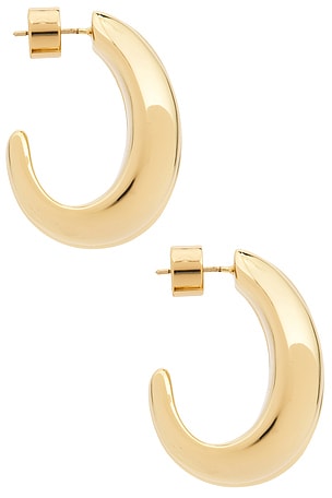 Jennifer Fisher Chavez Huggies in Metallic Gold