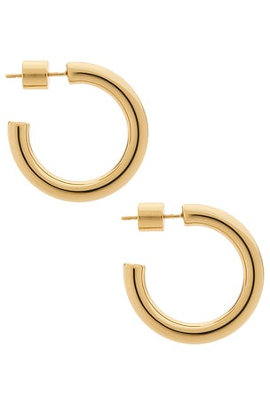 Jennifer Fisher Lilly Huggies in Metallic Gold