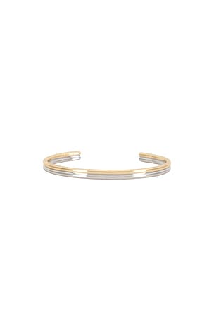 Jennifer Fisher Thread Cuff Bracelet in Metallic Gold