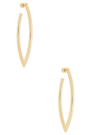 Medium Feather Hoop Earrings Jennifer Fisher