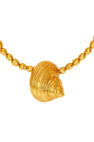 Julietta Mykonos Necklace in Metallic Gold