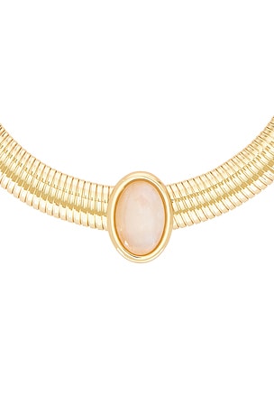 Julietta Opyum Necklace in Metallic Gold