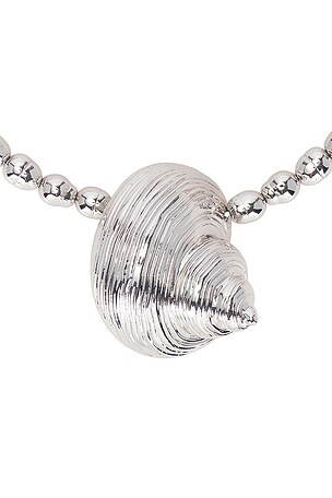 Julietta Mykonos Necklace in Metallic Silver