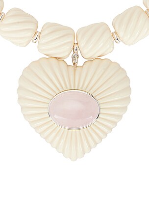 Julietta Lira Necklace in Ivory