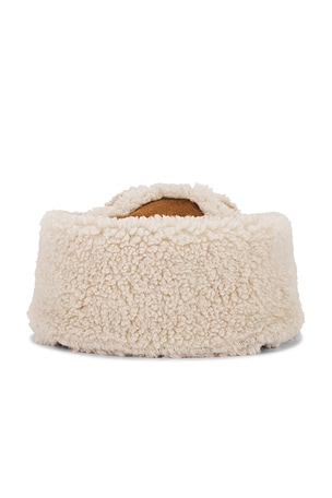 Arella Shearling Hat Tan Jakke