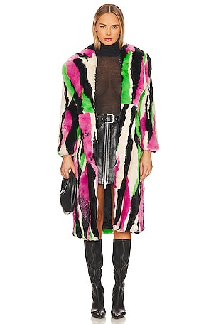 Katie コート Jakke Katie Coat in Multi Stripe | REVOLVE