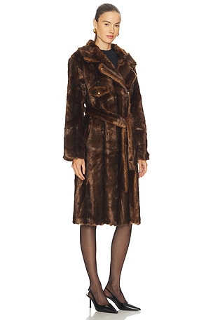 Jakke Frosig Biker Coat in Brown