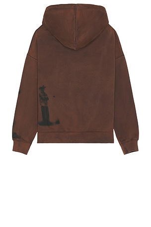 Jungles Waiting Around Zip Hoodie in Brown