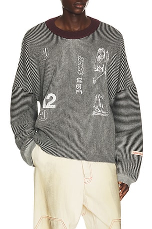Sketches Two Tone Rib Knit Sweater Jungles