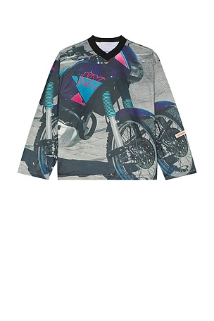 Marsielle Moto Jersey in Multi Jungles