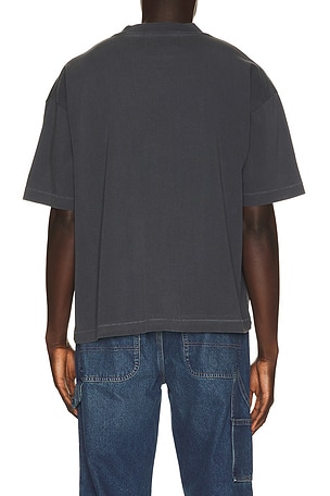 Jungles Anxiety Flower Tee in Blue