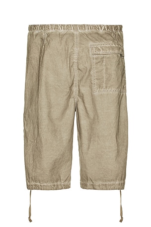 Jaded London Oil Wash Parachute Shorts in Grey