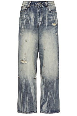 Super Bleached Scuff XL Colossus Jeans Jaded London