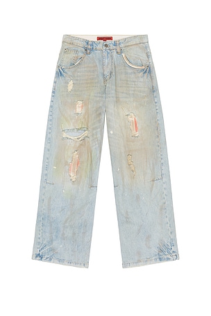 Blue Sun Bleached Surf Colossus Jeans Jaded London