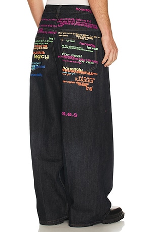 Rainbow Script XL Colossus Jeans Jaded London