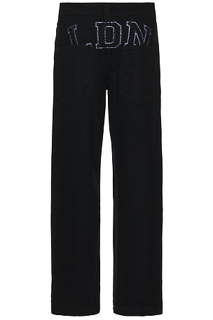 Jaded London LDN Applique Colossus Jeans in Black