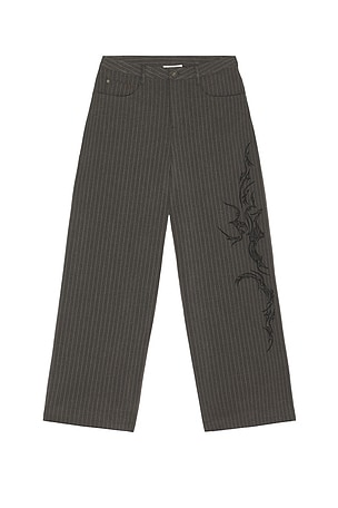 Gothic Pinstripe Goliath Trousers Jaded London