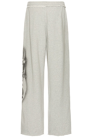 Jaded London Shooting Star Monster Joggers in Light Grey