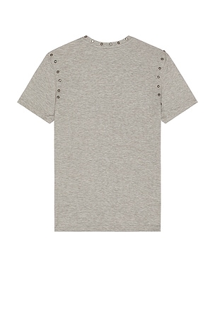 Jaded London Stud Mist Tee in Grey