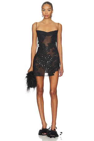 Mixed Lace Mini Dress Jaded London