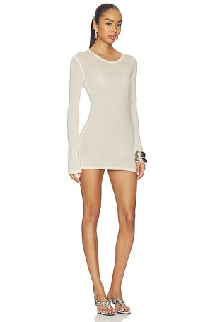 Jaded London Mist Mini Dress in Cream