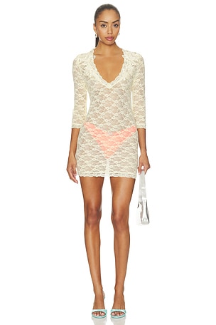 3/4 Sleeve Lace Dress Jaded London