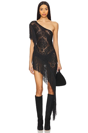 Poncho Dress With Tassels Jaded London