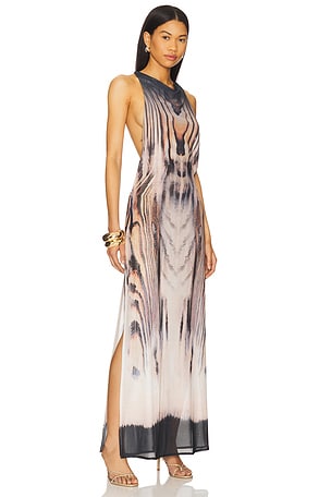 Jaded London Lucia Maxi Dress in Black