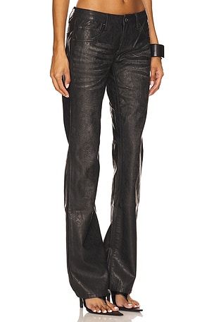 Jaded London Pu Cooper Jean in Black