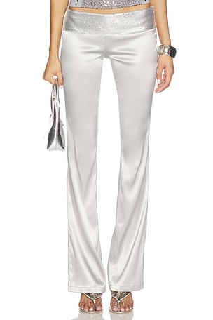 Satin Low Rise Chainmail Trouser Jaded London