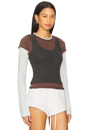 Jaded London Easy Tonal Triple Layer in Grey