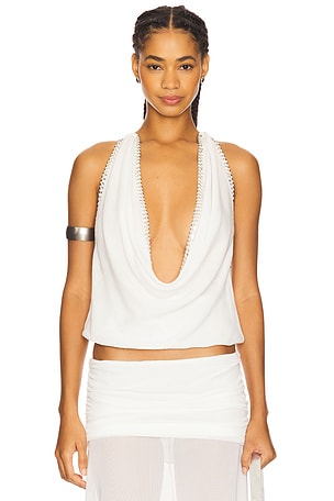 Tatiana Backless Studded Top Jaded London