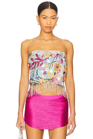Sequin Scarf Top Jaded London