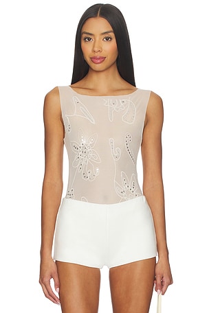 Sequin Double Layered Tank Top Jaded London