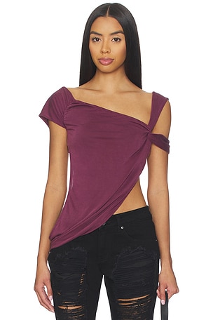 Cupro Draped Top Jaded London