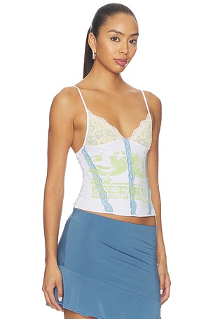 Jaded London Jersey Cami With Lace Cups. Size US 4/ UK 8. Also