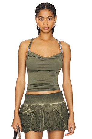 Double Layered Strappy Top Jaded London