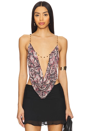 Asteria Printed Top Jaded London