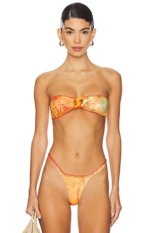 HAUT DE MAILLOT DE BAIN FORME BANDEAU Jaded London