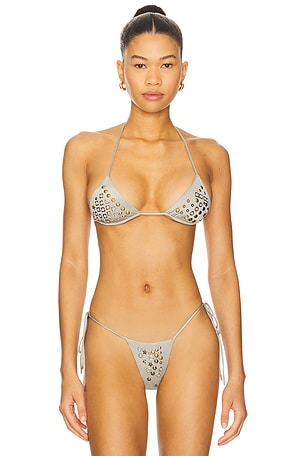 Multi Stud Bikini Top Jaded London